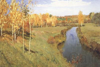 Isaac Ilich Levitan Golden Autumn (nn02) France oil painting art